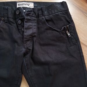 topman black skinny jeans 32S